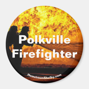 Polkville Bombero: imán de llamas