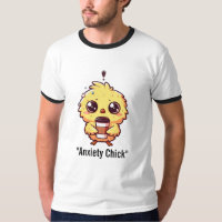 Pollita Ansiosa – Camiseta Divertida de Pollo Lind