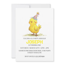 Pollo de cumpleaños de la pequeña granja de pollo