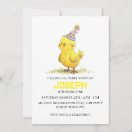 Pollo de cumpleaños de la pequeña granja de pollo