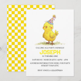 Pollo de cumpleaños de la pequeña granja de pollo