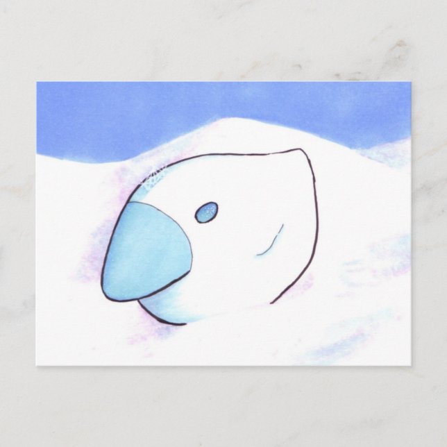 Pollo de la postal del hielo (Anverso)