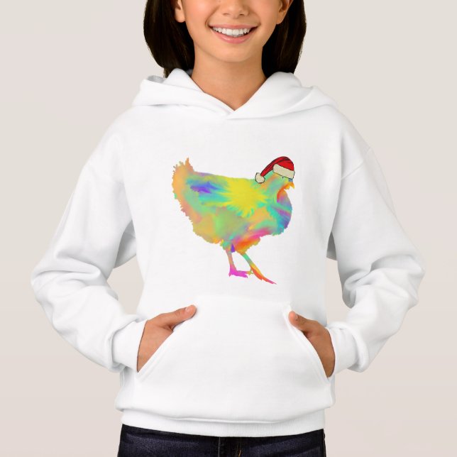 Pollo de Navidad con Gorro de Santa Gallina Divert (Anverso)