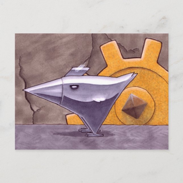 Pollo de postal Metalizado (Anverso)