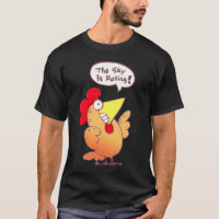 Pollo del dibujo animado de la camiseta el | del