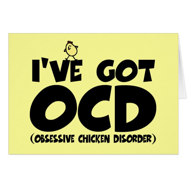 Pollo divertido de OCD (Anverso (Horizontal))