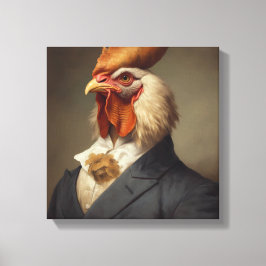 Pollo en un traje | Arte Animal | Animal en un tra