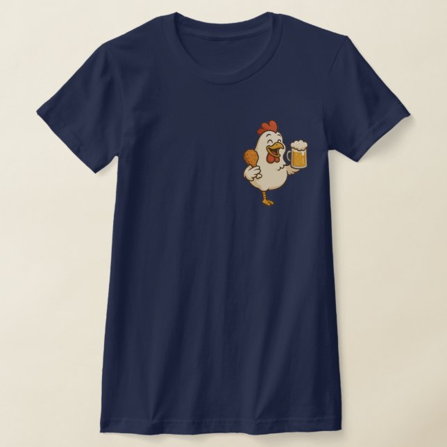 Pollo frito coreano - camiseta de esquina (Distribución)