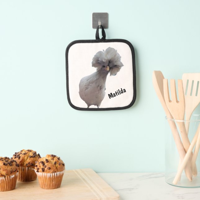 Pollo polaco de personalizable "Matilda" Holder de (Insitu (colgante))