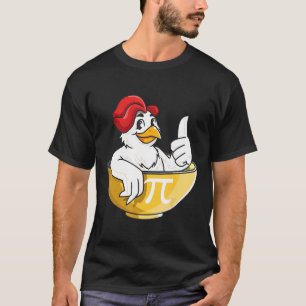 Pollo Pot Pie Pollo Camiseta de friki de las mat