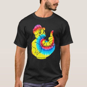 Pollo Pot Pie Pollo Tie Dye Geek Friki Camiseta