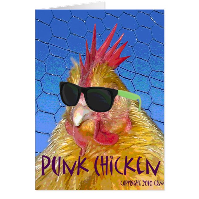 Pollo punky (Frente)