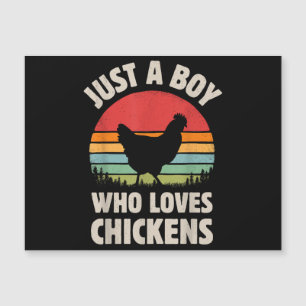 Pollo, sólo un chico que ama a los animales de gra
