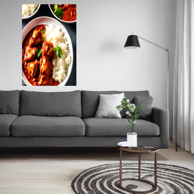 pollo tikka masala con arroz | Poster de arte de I (Subido por el creador)