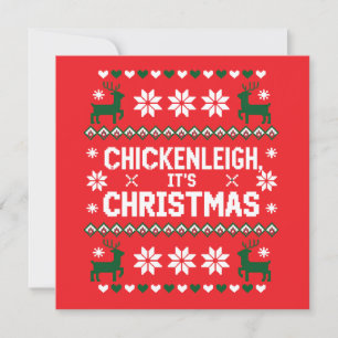 Polloleigh Es Navidad Divertida Navidad Pollo
