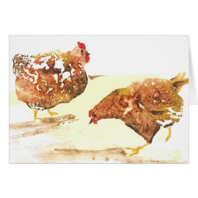 Pollos de corral (Anverso (Horizontal))