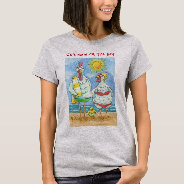 POLLOS DEL MAR, DIVERSA CAMISETA DE PERSONALIZADO (Anverso)