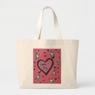Pollos en la bolsa de asas del amor