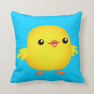 Polluelo lindo del dibujo animado:) almohada