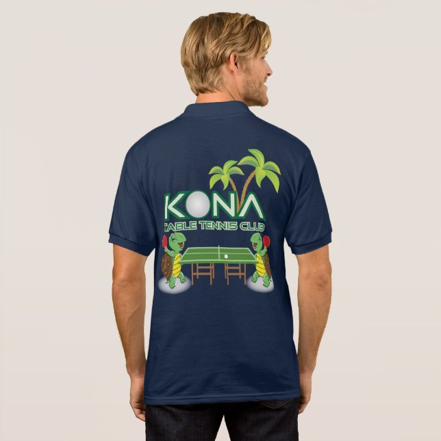 Polo Club de tenis de mesa de Kona (Reverso completo)