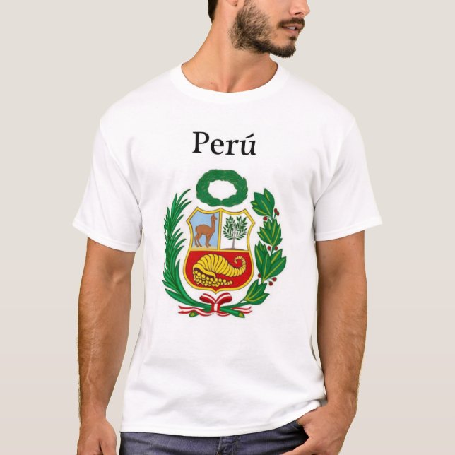 POlo con logotipo de Perú (Anverso)