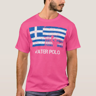 Polo De Agua De Bandera Griega Gracioso Para Jugad