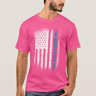 Polo de agua de la bandera estadounidense