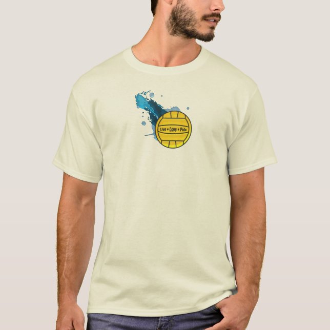 Polo de amor vivo - Camisetas de los hombres del w (Anverso)