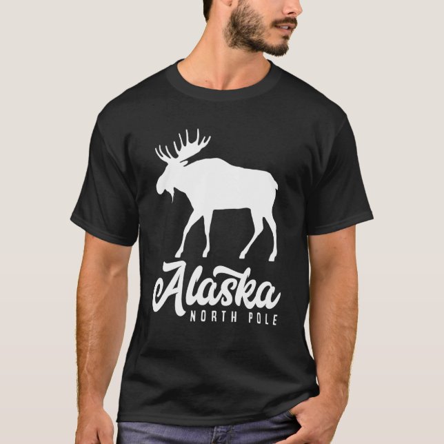 Polo Norte Alaska Usa Moose Alaska (Anverso)
