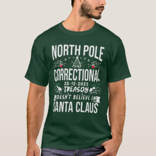 Polo Norte Correccional Navidad Divertida Familia 