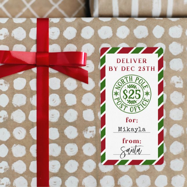 Polo Norte de Navidad Regalo de Santa Pegatina (Subido por el creador)