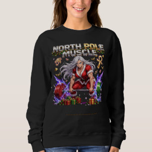 Polo Norte Musculoso Sra Claus - Gimnasio de Navid