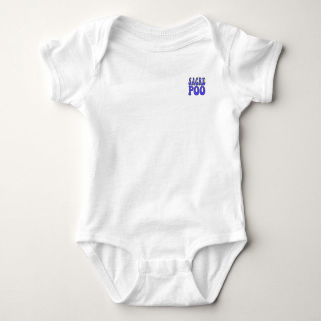 Polo sacre poo violett dark (Anverso)