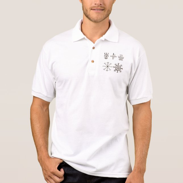 POLO SIMBOLISMO NÓRDICO DE LAS RUNAS (Anverso)