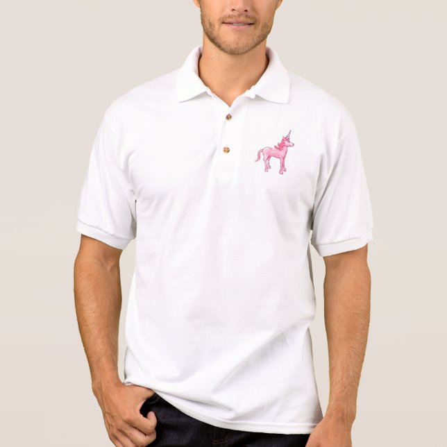 Polo Unicornio rosado (Anverso)
