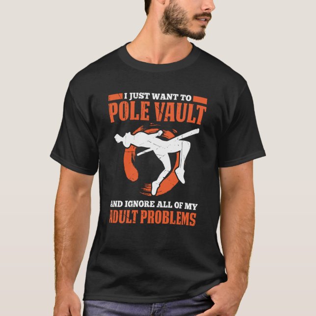 Polo Vault Para La Barra De Atletismo High Jumper (Anverso)