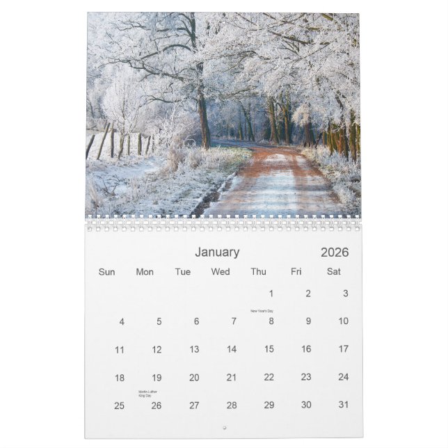 Polonia - calendario (Jan 2026)