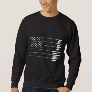 Polos pesqueros de la bandera norteamericana de Gu