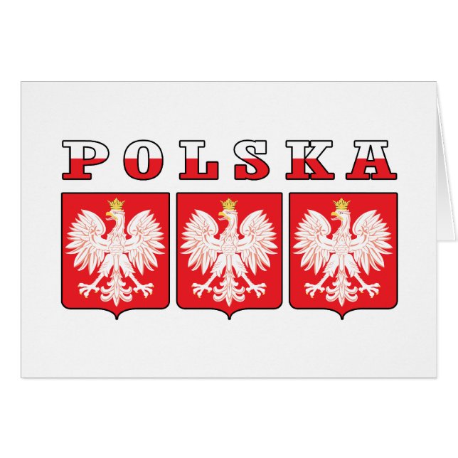 Polska Eagle Shields (Anverso (Horizontal))