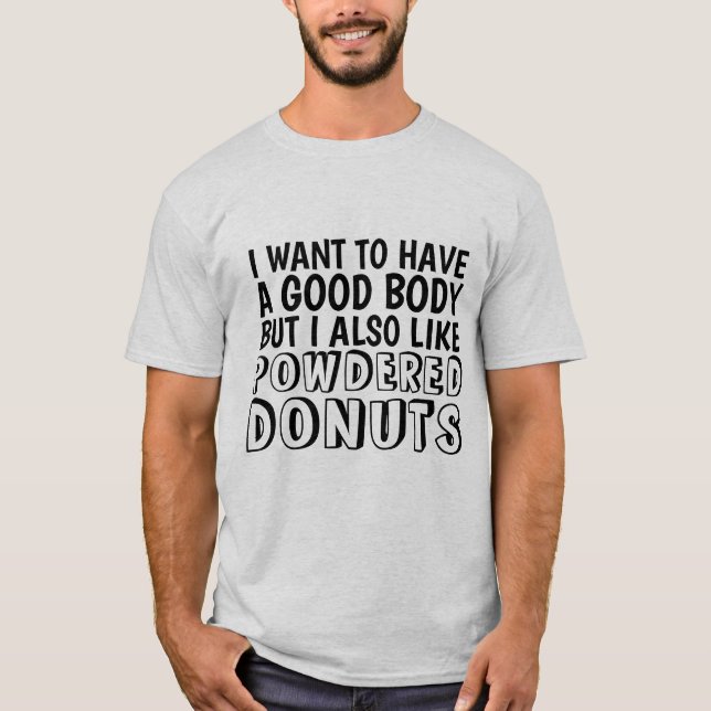 POLVO DONUTS BUEN CUERPO CAMISETAS DE CAMISETAS DE (Anverso)