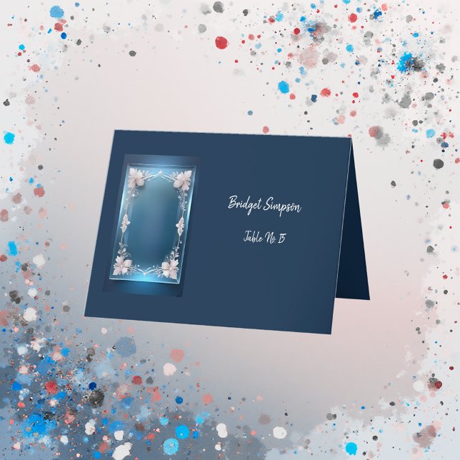 polvorienta tarjeta de asiento con marco decorativ (Subido por el creador)