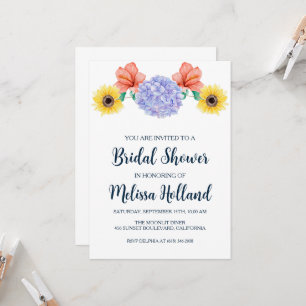 polvorientas invitaciones a la ducha de novias azu