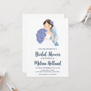 polvorientas invitaciones a la ducha de novias azu