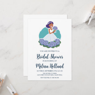 polvorientas invitaciones a la ducha de novias azu