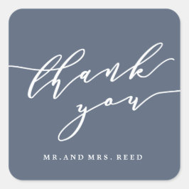 polvorientos azules gracias pegatinas de mr y mrs