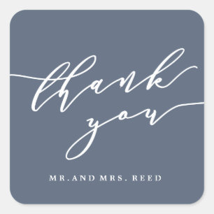 polvorientos azules gracias pegatinas de mr y mrs