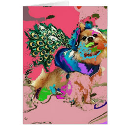 Pom es un pavo real rosado