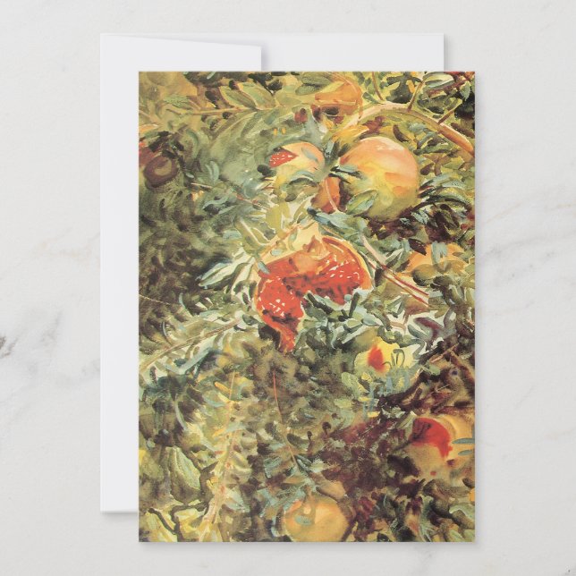 Pomegranates II de John Singer Sargent (Anverso)