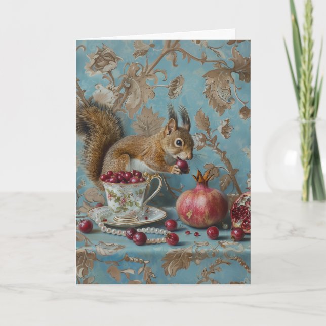 Pomegranato - Tarjeta de felicitación doblada (Anverso)