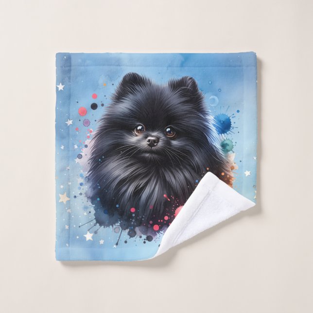 Pomerania negro (Toallita)